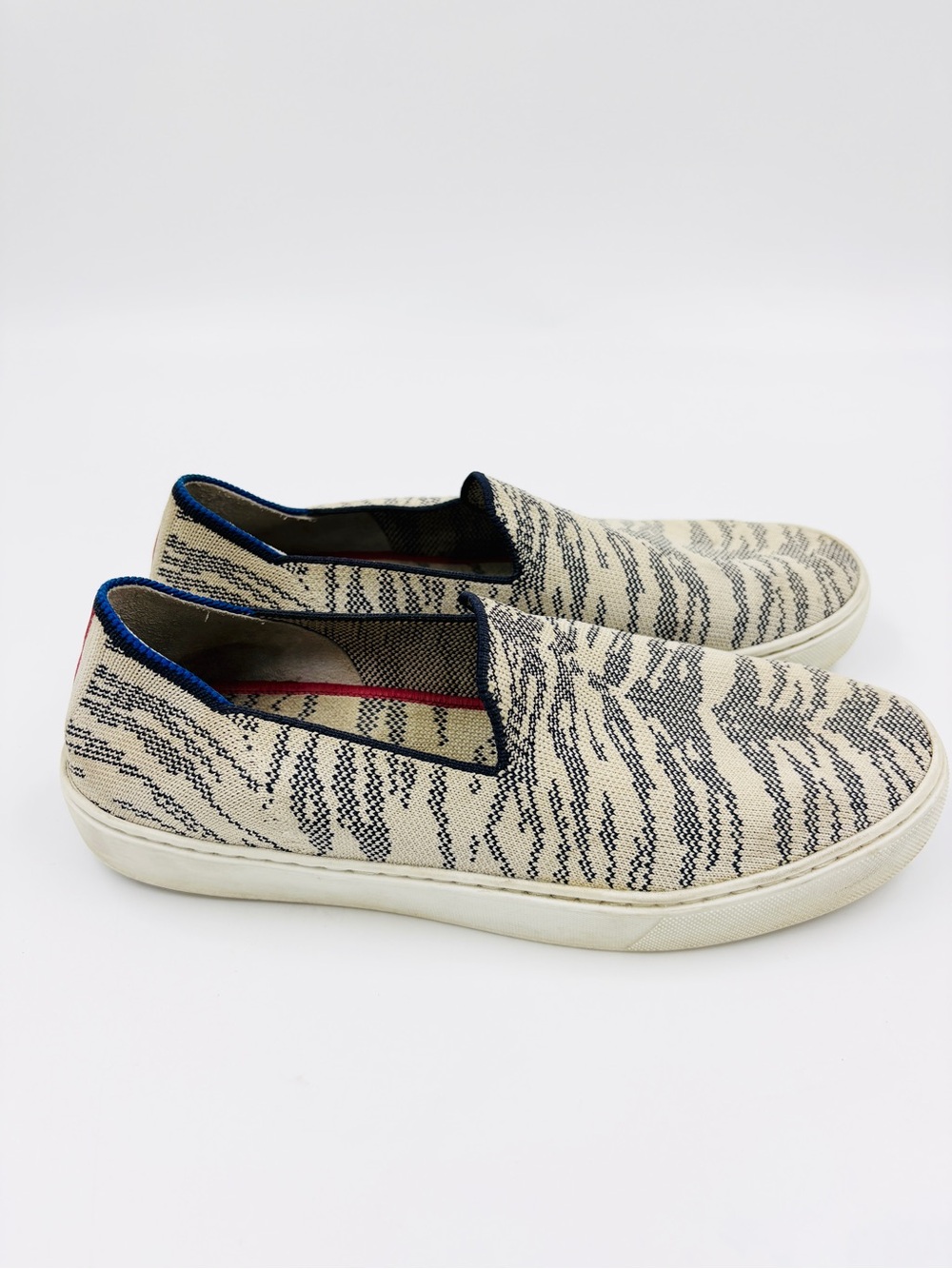 Rothy’s the Slip On Sneaker Maritime Tiger 8